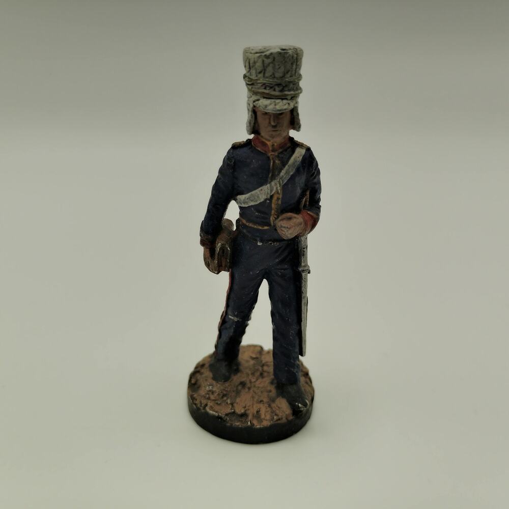 Vintage Franklin Mint Pewter 3rd Light Dragoons Officer 1845 Military Soldier